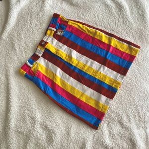 Motel Rocks Striped Mini Skirt